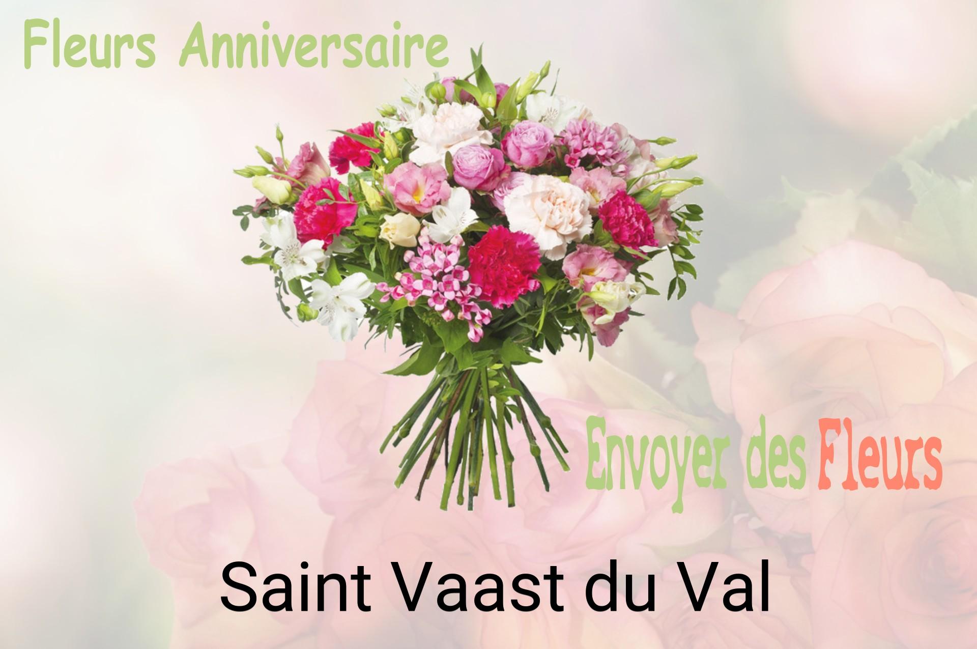 Bouquet de fleurs d’anniversaire livré à Saint-Vaast-du-Val