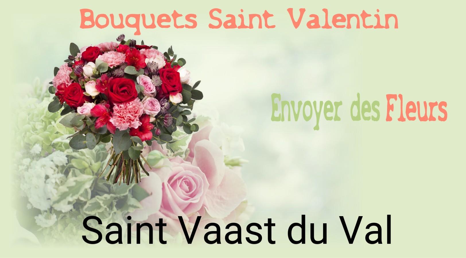 Roses de Saint-Valentin livrées à Saint-Vaast-du-Val
